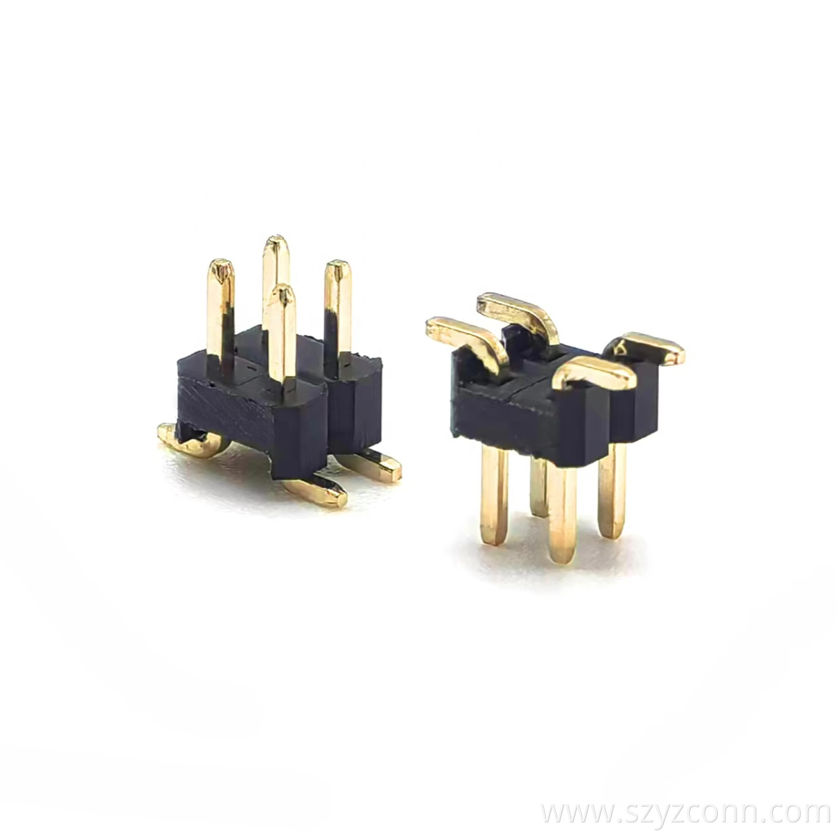 2.54mm Pitch Pin Header Connector Dual Row SMT H2.5mm 2*2P 2.54mm Pitch Pin Header Connector Dual Row SMT H2.5mm 2*2P